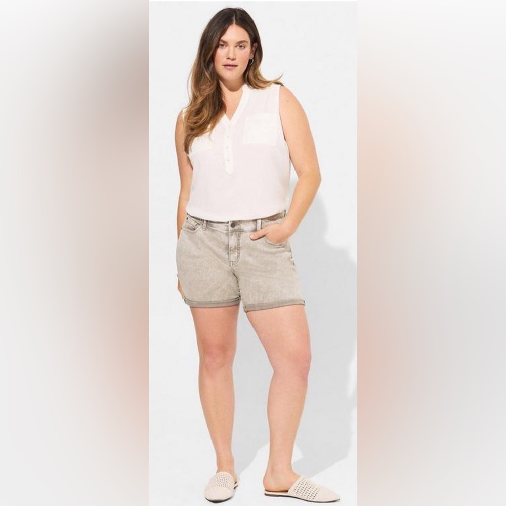 Torrid New With Tag Harper Linen Pullover Tank